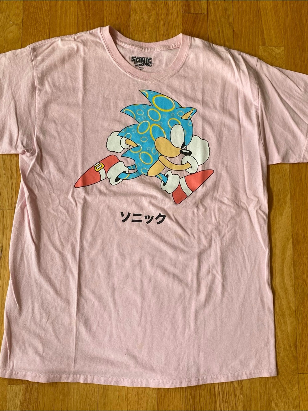 Sonic The Hedgehog Pink Graphic Tee